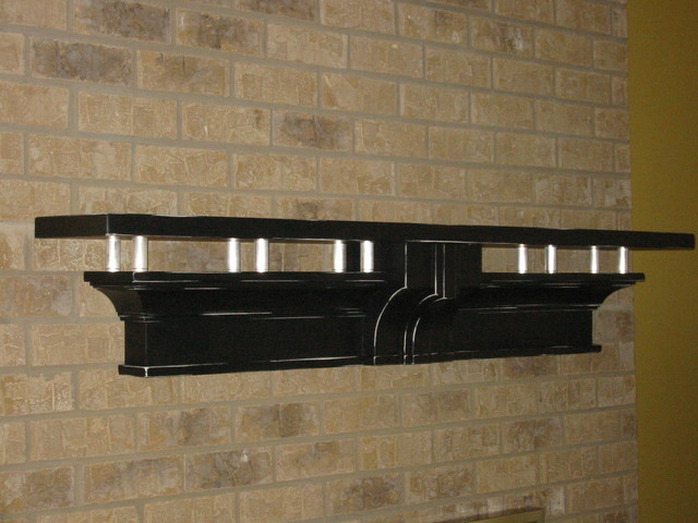 Aluminum pipe stand off modern-wohnzimmer