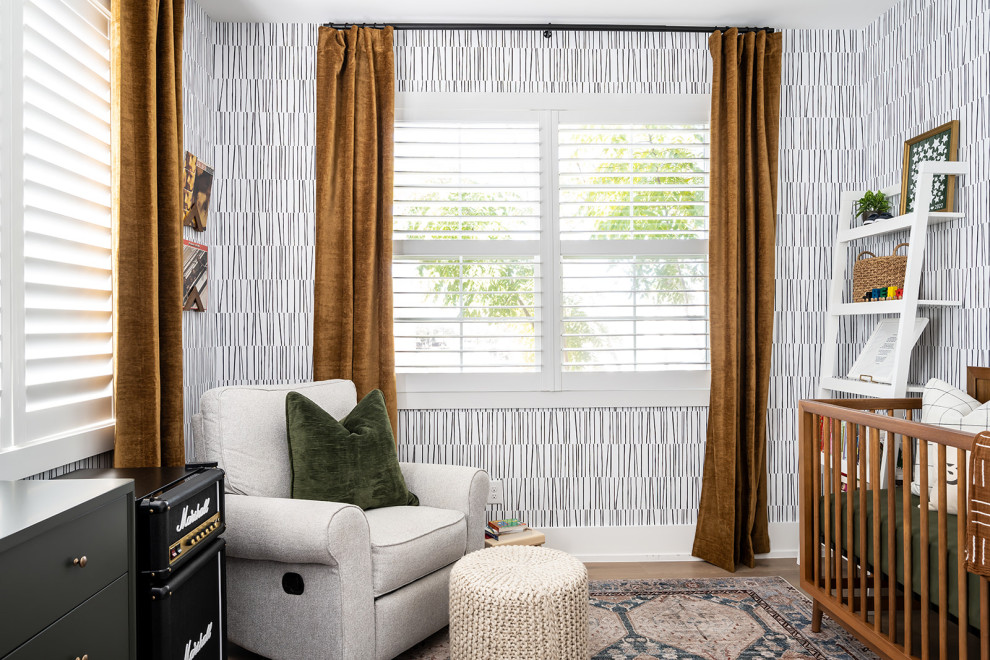 College Park - Inspiration for an eclectic nursery remodel in Orlando