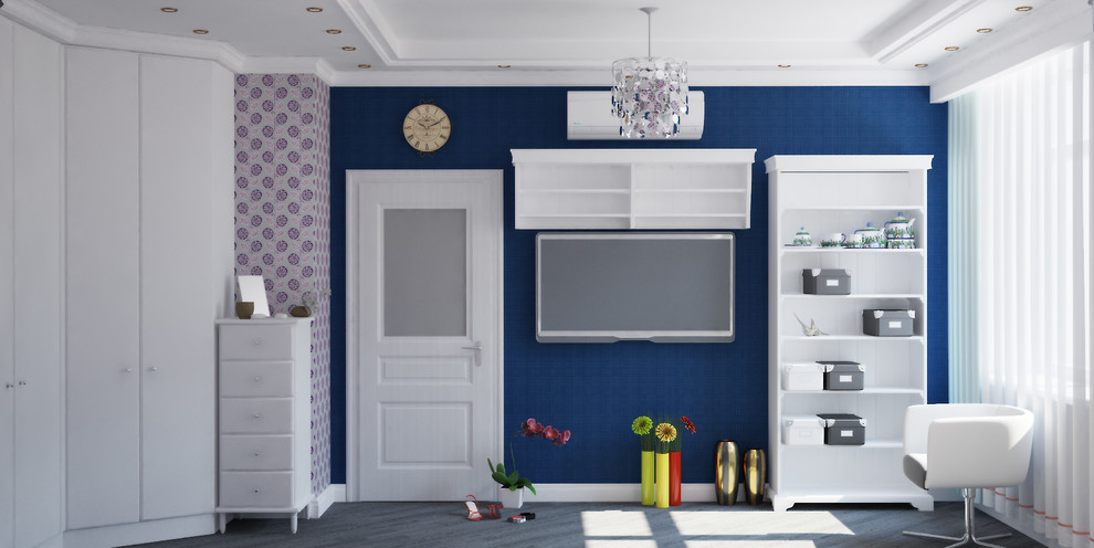 Дизайн проект интерьера однокомнатной квартиры в химках