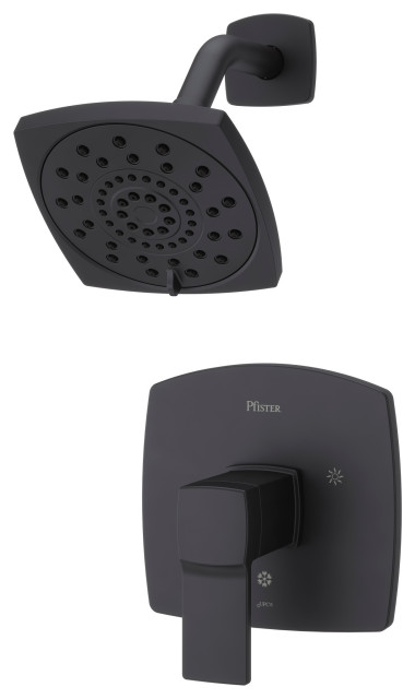 Pfister LG89-7DA Deckard Shower Trim Package - Matte Black