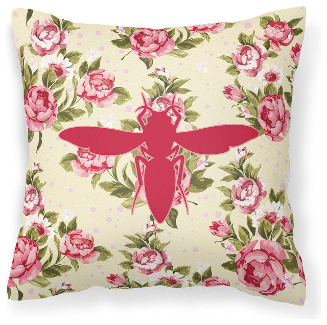Yellow Jacket Shabby Chic Roses Fabric Decorative Pillow Yellow Jacket Shabby Chic Roses Fabric Decorative Pillow
