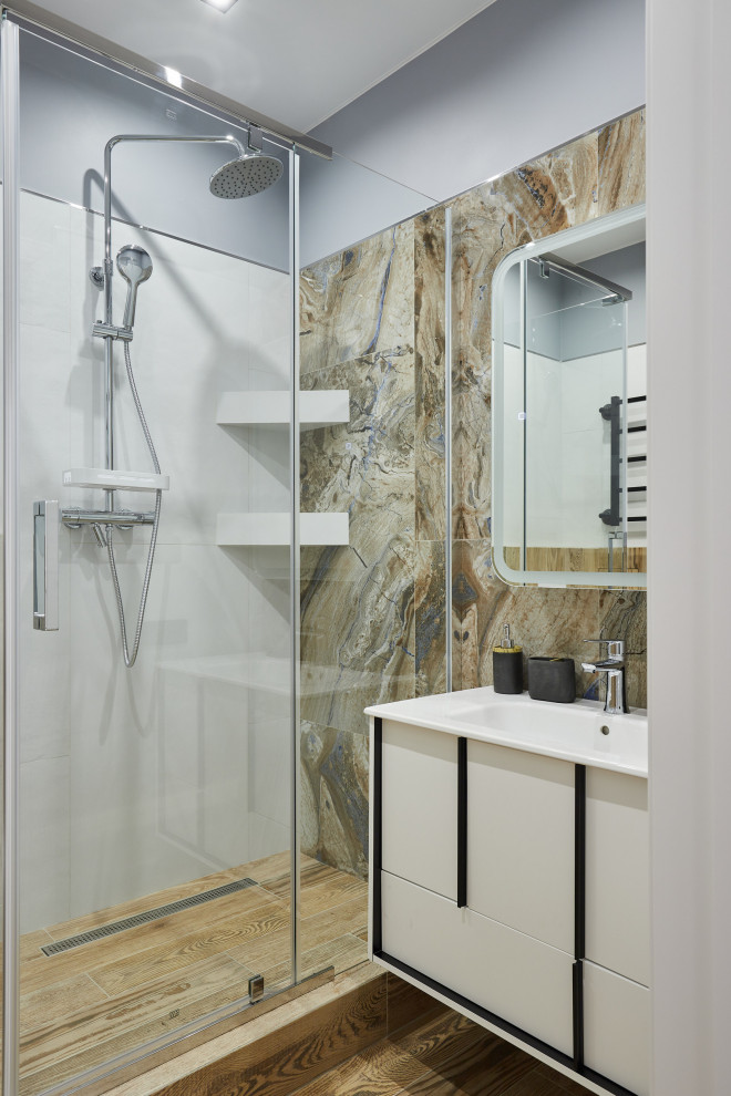 Санузел в реализованном проекте квартиры ЖК 7 Континент