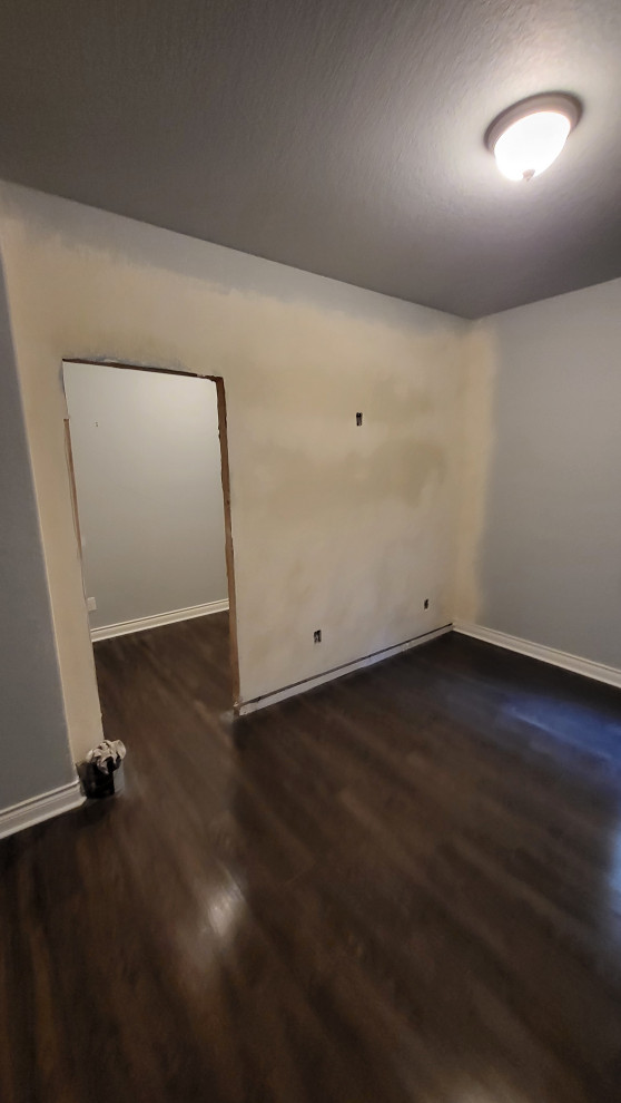 Closet Addition in Basement Bedroom