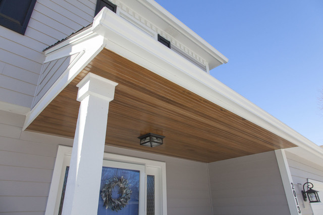 James Hardie Pearl Gray Siding Installation With Wooden