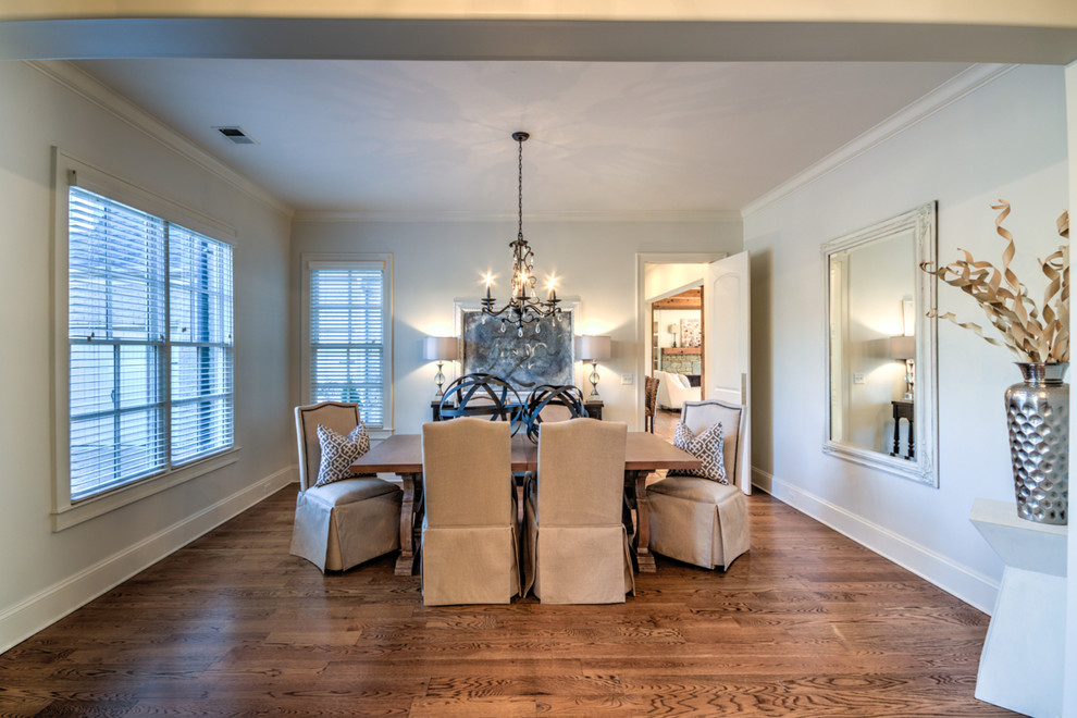 Dining room - transitional dining room idea