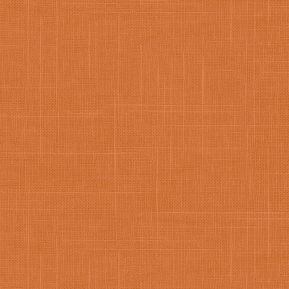 Burnt Orange Lightweight Linen Blend Fabric
