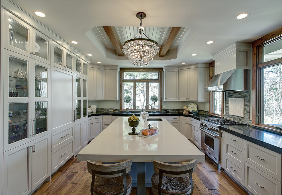 Transitional kitchen photo in Grand Rapids