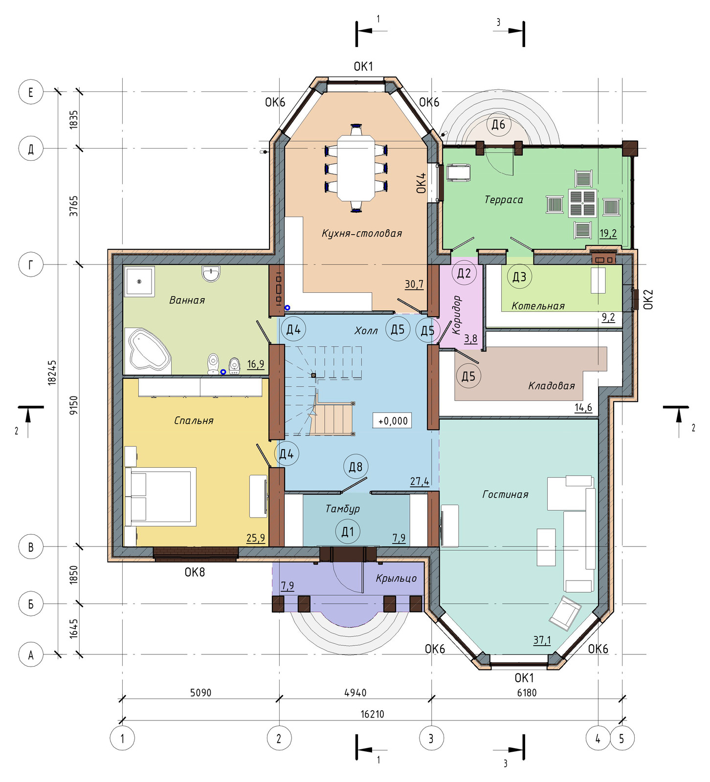 Коттедж для молодой семьи