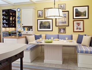 Country Yellow Breakfast Nook