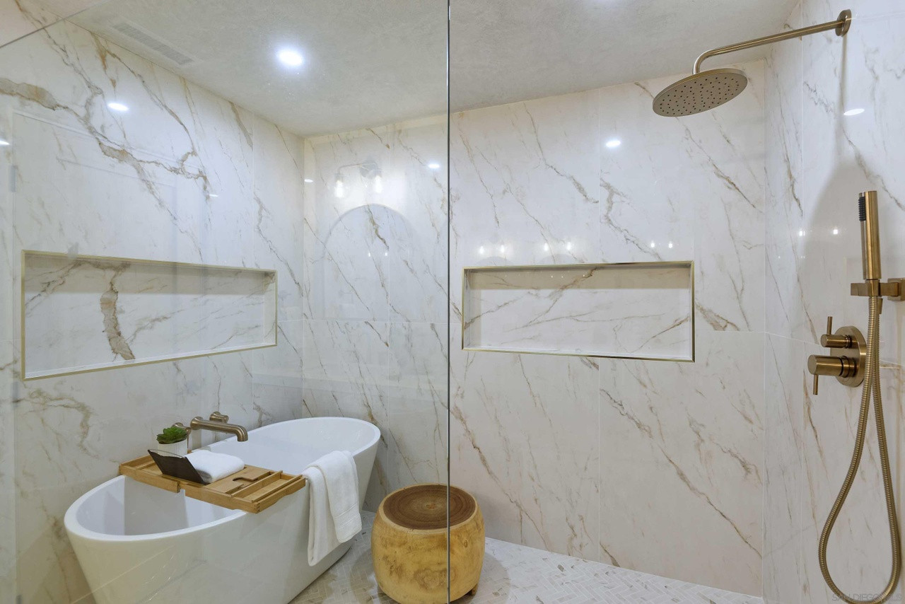 Inspiration for a bathroom remodel in San Diego