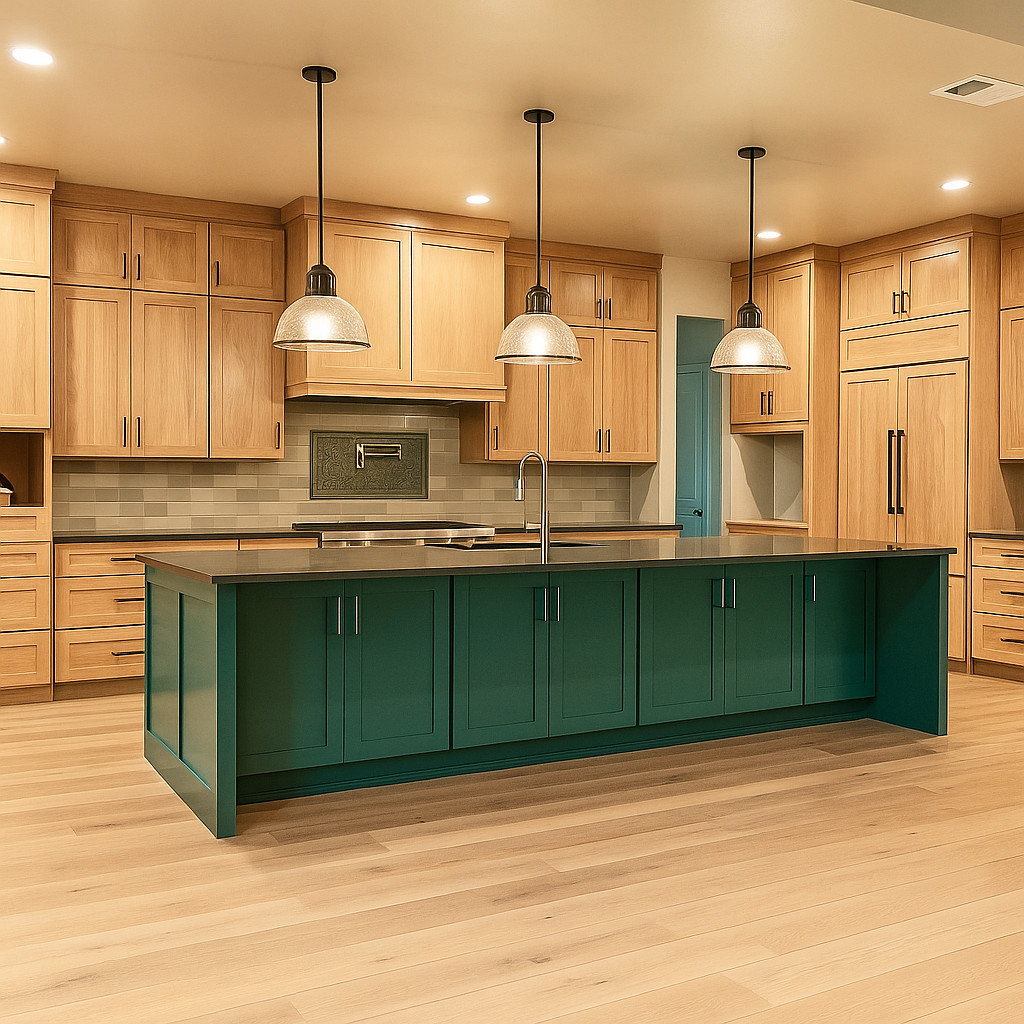 Example of a kitchen design in Austin