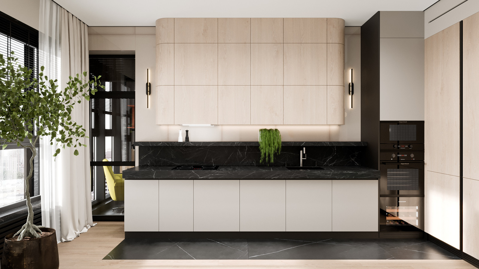 Дизайн-проект квартиры жк "Сидней сити", 92,8 кв.м, 2023 год