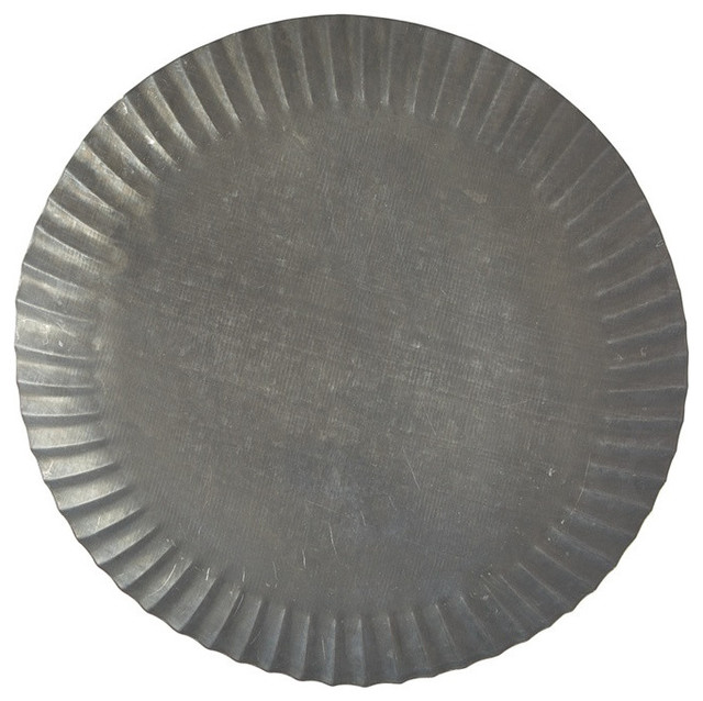 Galvanized Charger Charger Plates by The Modern Rustic Home
