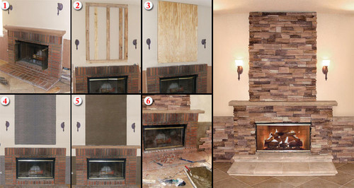 How to Remodel your Outdated Fireplace with Coronado Stone Veneer! Before You Begin: 1. Before adding any type of Coronado Stone veneer products