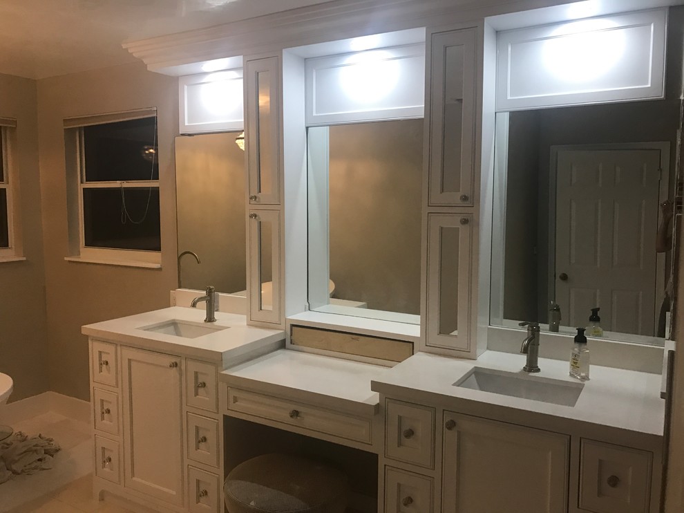 How to fix master bath lighting mistake? Please help!