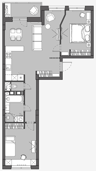 Проект технического дизайна для квартиры в Минске