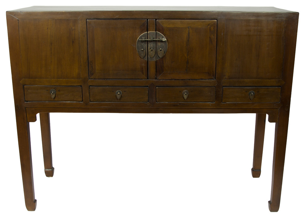 Consigned Antique Brown Tall Shandon Sideboard Traditional Buffets