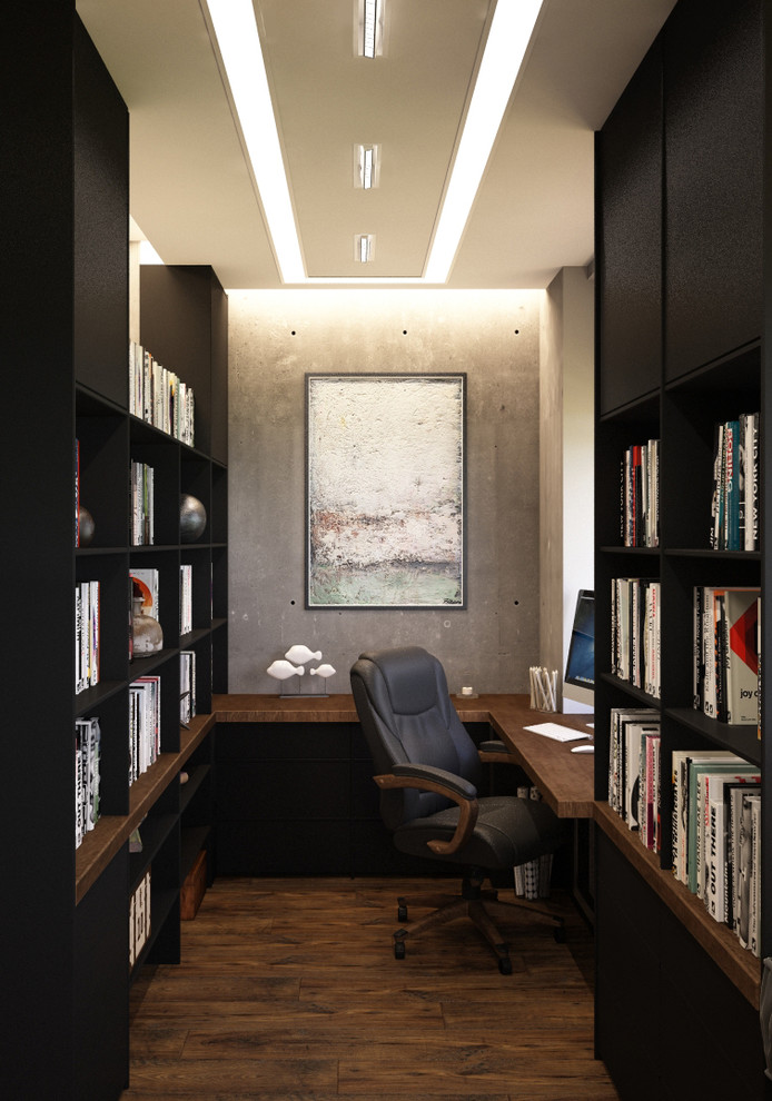 Проект двухэтажной квартиры в индустриальном стиле в ЖК АРТ, Москва.