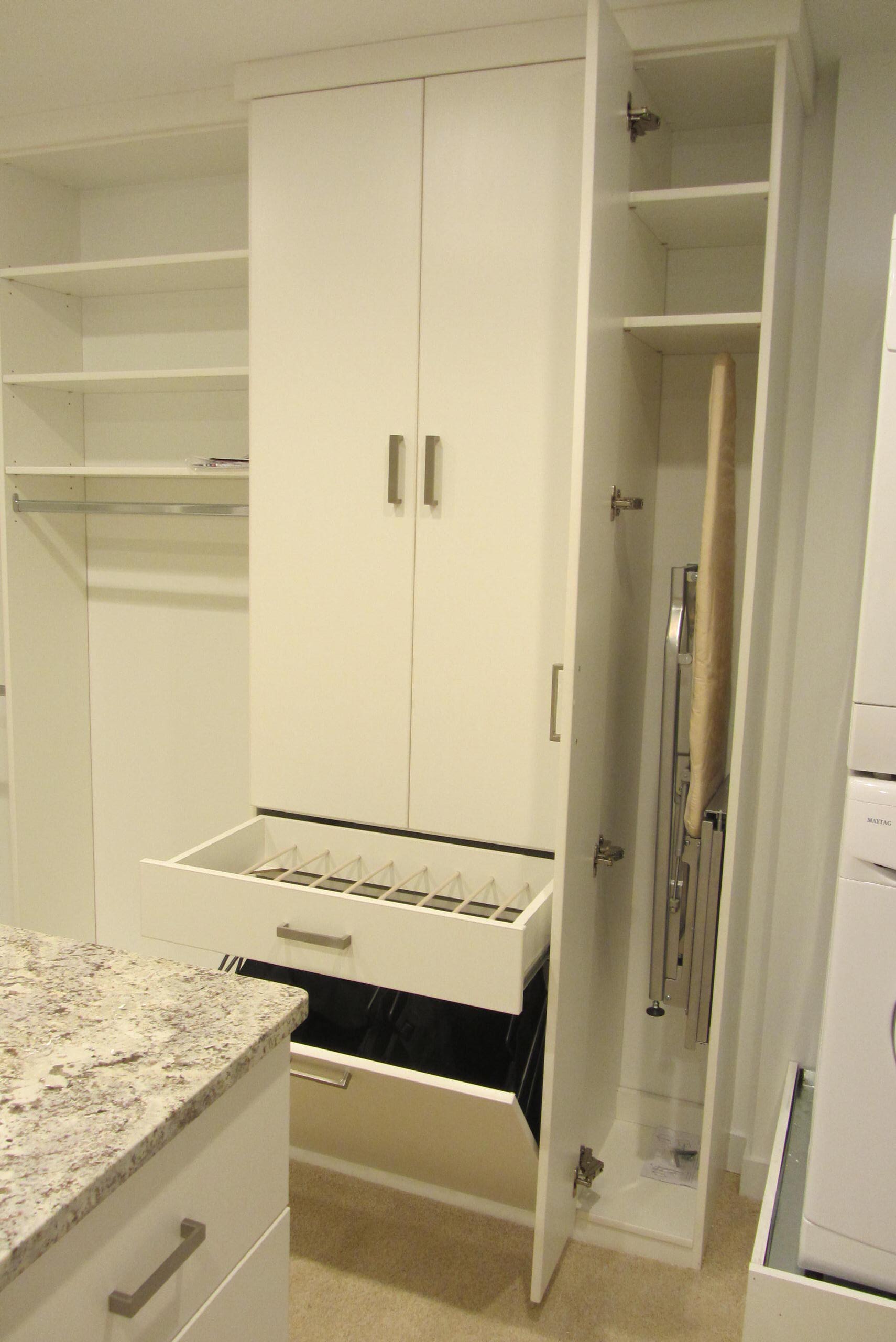 Master Closet Laundry Center Combo