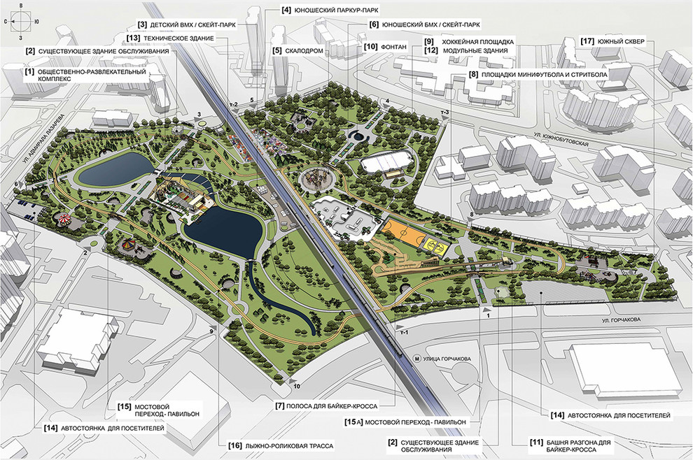 генеральный план парка