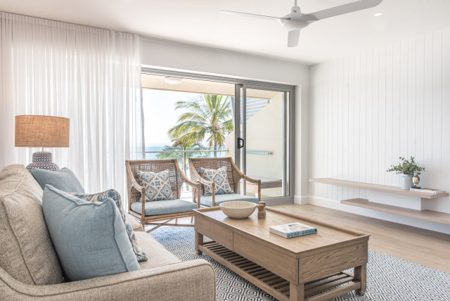 Fairshore Penthouse beach-style-living-room