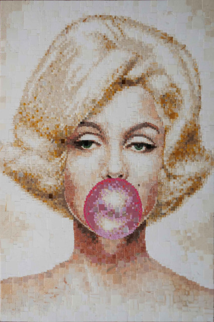 Marilyn Monroe - Mosaic Art
