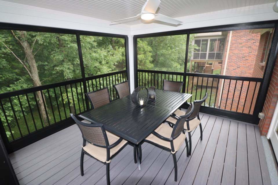 Enclosed Outdoor Dining Room