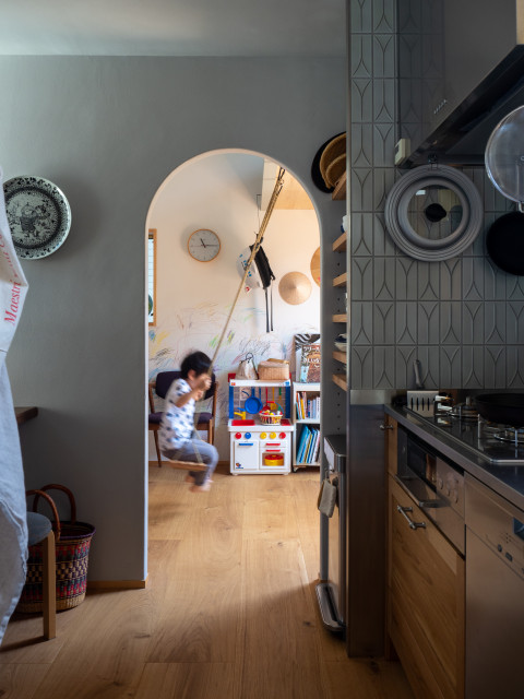 庭見る小居 nordico-cocina