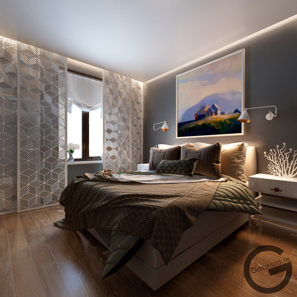 Проект квартиры для семейной пары. "Мягкая невесомость"