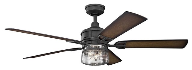 Kichler 310140 Lyndon 60 Indoor Outdoor Ceiling Fan With Blades