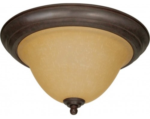 Castillo 2 Light 16 Flush Mount With Champagne Linen Washed