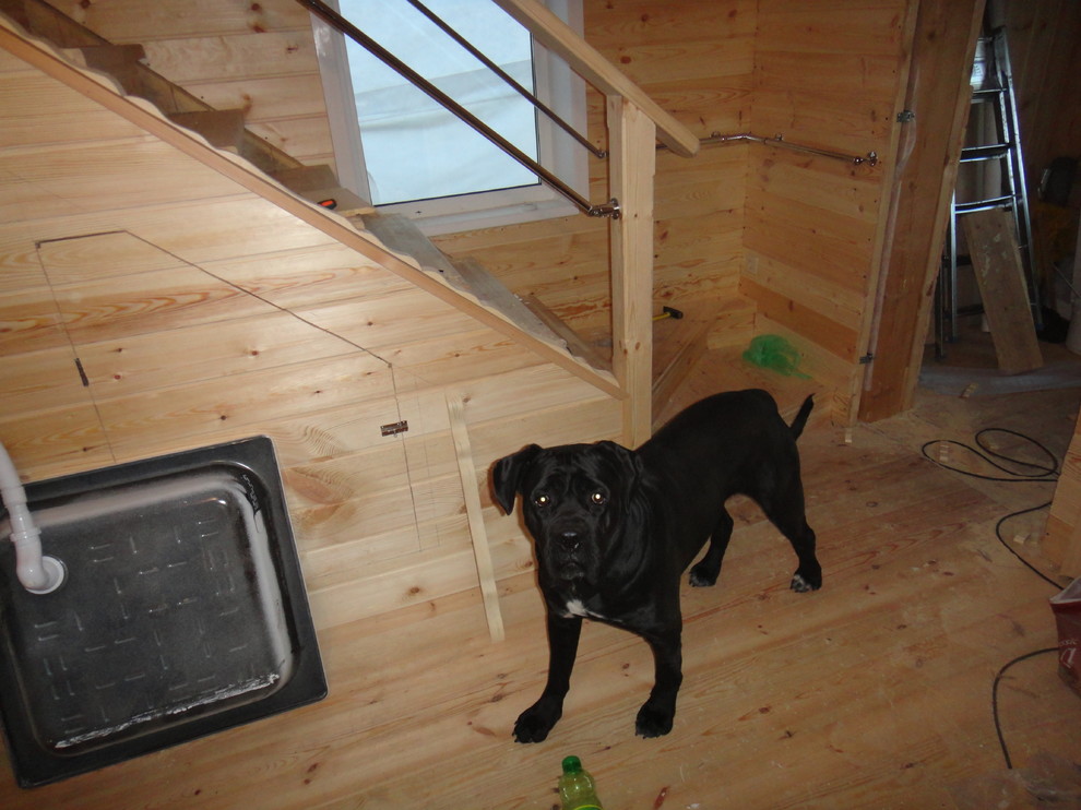 Отделка дома рядом с баней