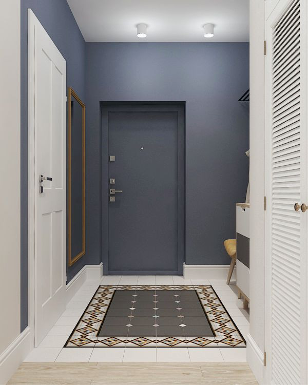 Квартира "Морской бриз" в стиле сканди 90 кв.м. в