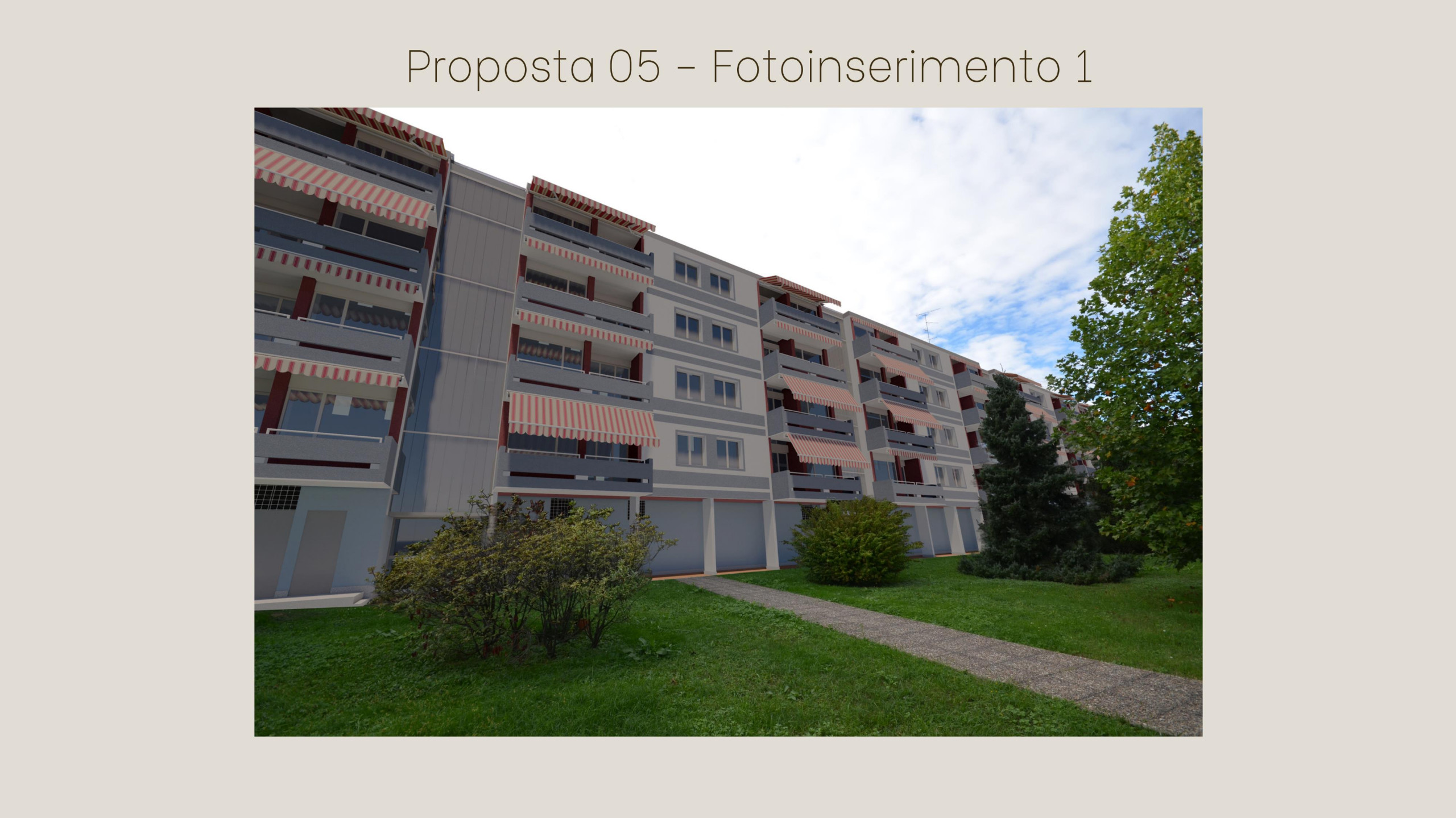 Condominio dei Pioppi, intervento con bonus 110
