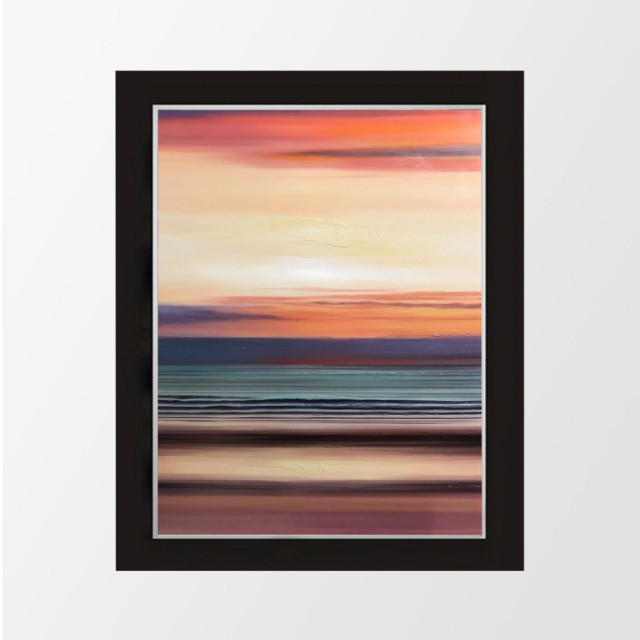 Abstract Handmade Wall Art Framed Museum Quality Wall Decor Size: 44x56 ...