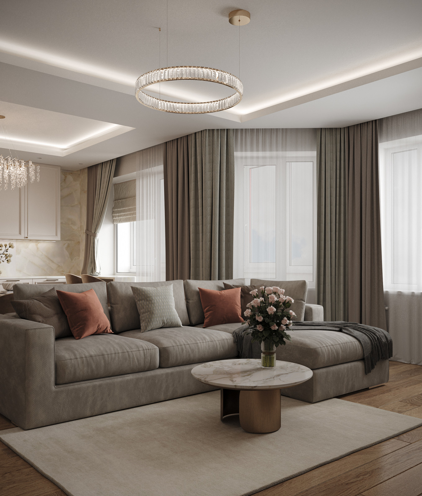 Проект 4-х к.кв. 160 кв.м.