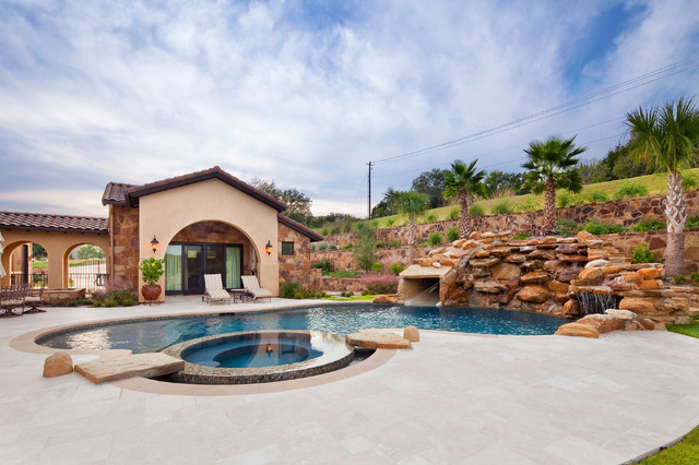 Big View Home mediterraneo-piscina