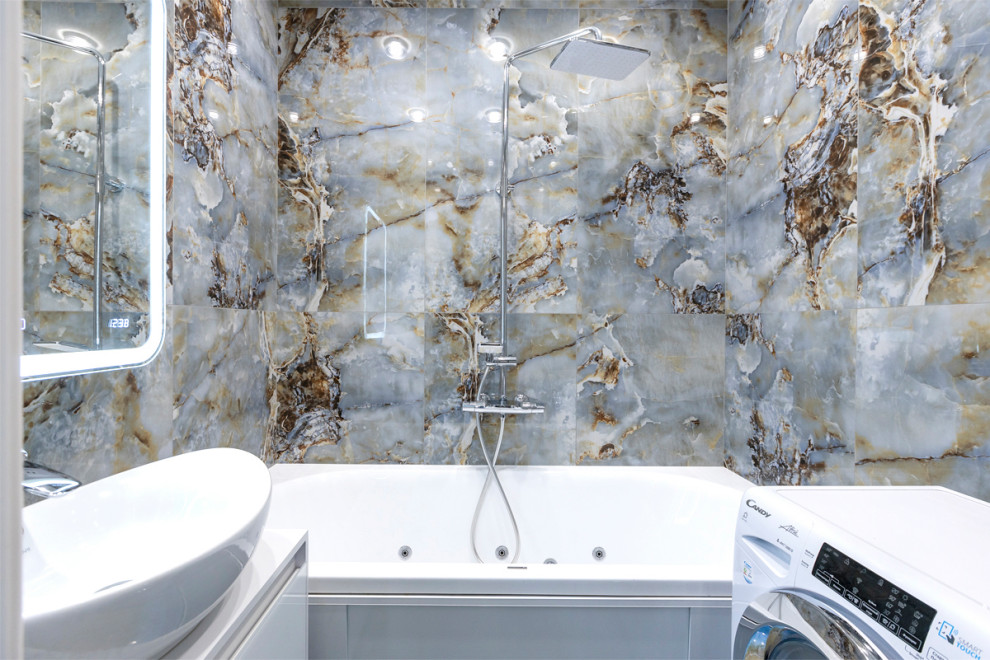 "Всплески жизни". Дизайн 3-х комнатной квартиры в современном стиле.