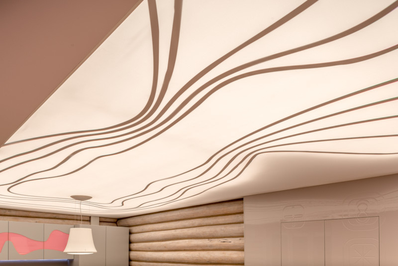 Карим Рашид и Диана Балашова в проекте с потолками Cerutti ST