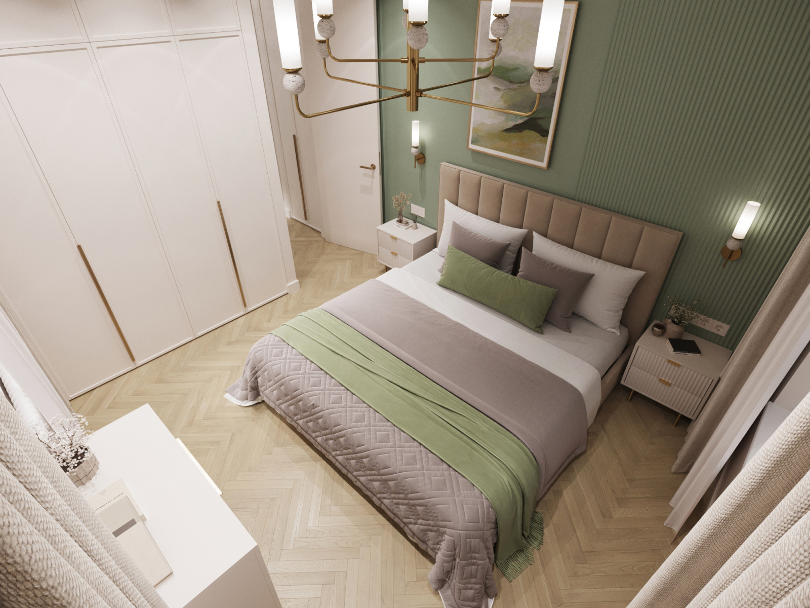 Дизайн-проект евротрехкомнатной квартиры 57 м2