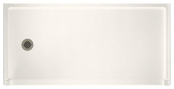Swan 30x60x4 Solid Surface Shower Base, Left Drain, Baby's Breath