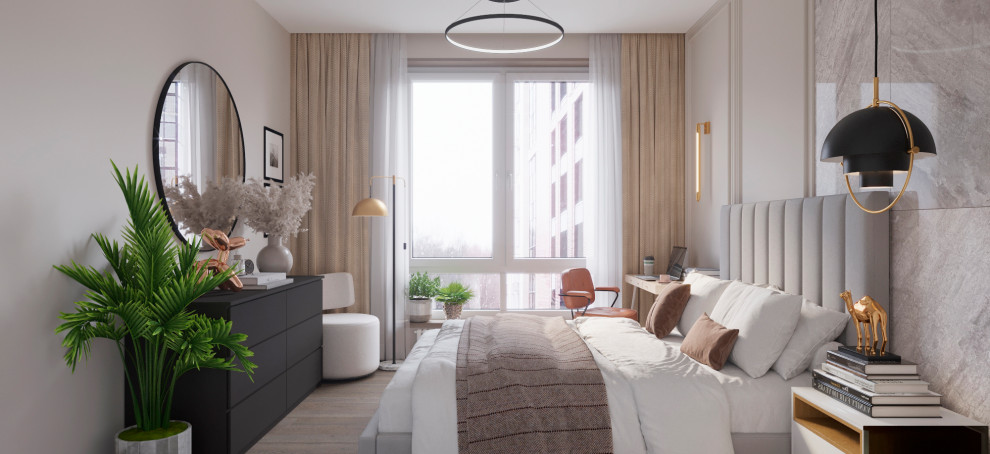 Дизайн однокомнатной квартиры 44,9 кв.м в Москве