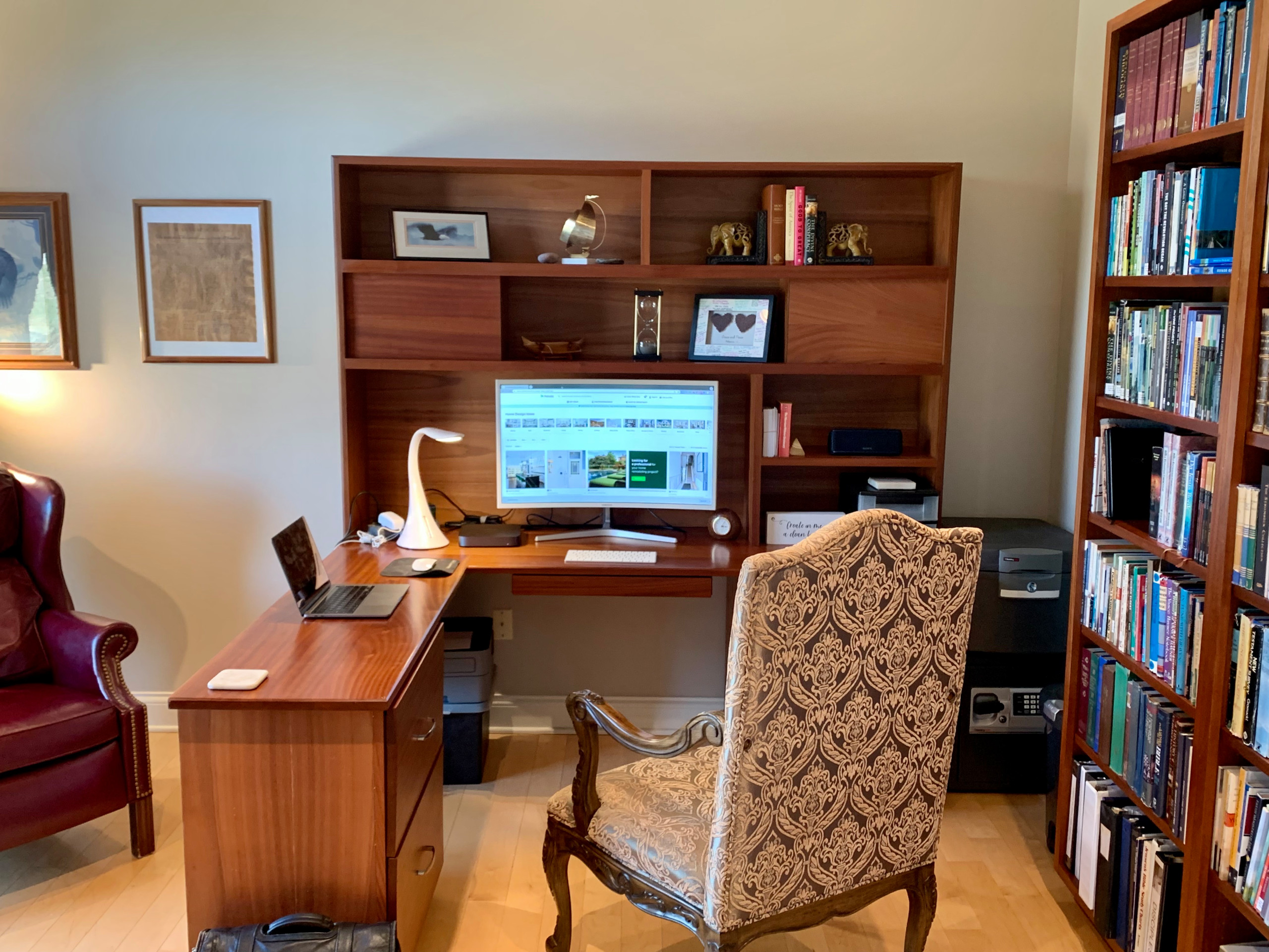 Enchanted Drive.  Custom Desk Rebuild and Installation