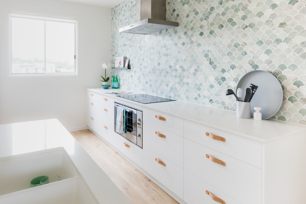 Photo of a beach style kitchen in Sunshine Coast.
