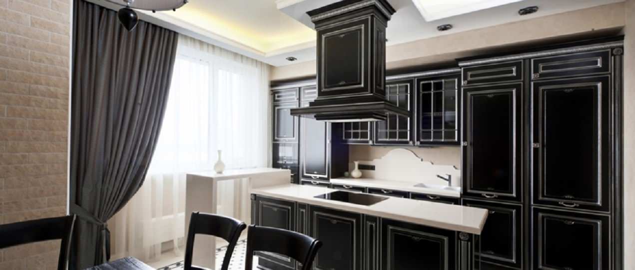 Интерьер в стиле эклектики с элементами французской классики