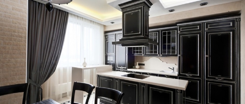 Интерьер в стиле эклектики с элементами французской классики