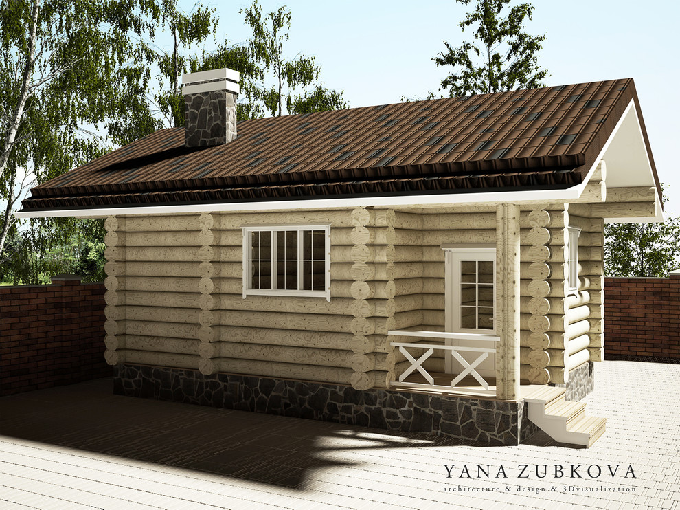 Проект бани на территории частного домовладения