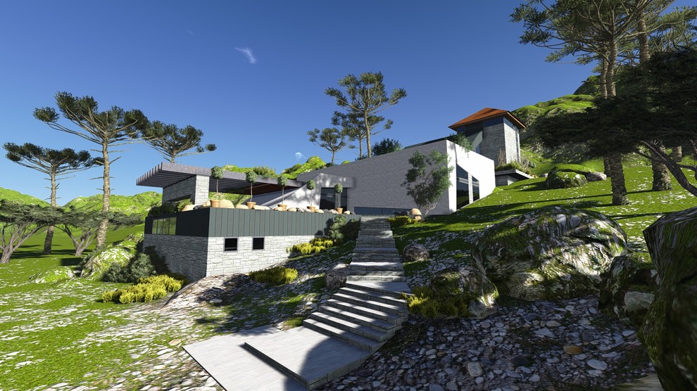 Дом на склоне