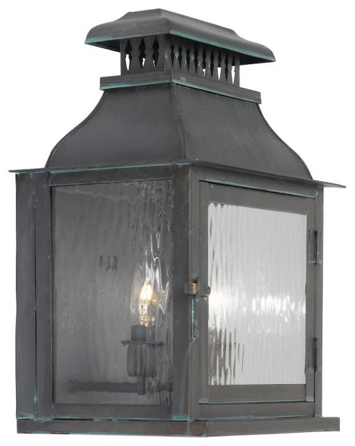ELK LIGHTING 1300-Ob Artistic Lighting Outdoor Wall Lantern In Verde Patina