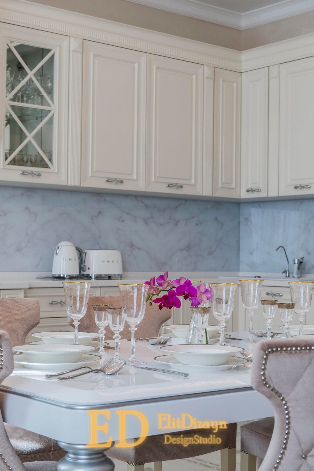 Квартира неоклассика - 3 (кухня)